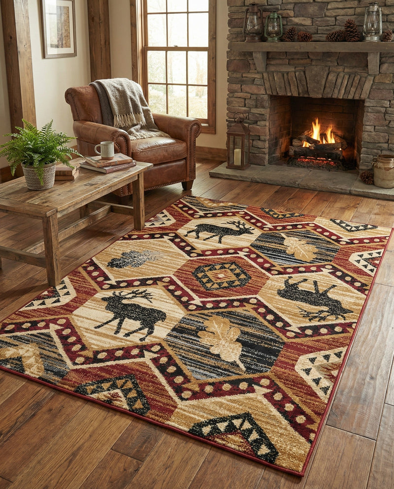 Frontier Trails Collection Area Rug -  Mesa Rectangle Multi  lifestyle 16