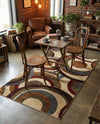 Bistro Lounge Collection Area Rug -  Macchiato Rectangle Beige  lifestyle 19
