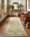 Arcadia Rugs Collection Area Rug - Eden (Green) Runner Green  lifestyle 56