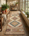 Desert Weave Jute Collection Area Rug - Sahara Runner Multi  lifestyle 49