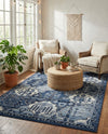 Horizon Collection Area Rug - Dawn Rectangle Blue  lifestyle 73