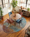 Arcadia Rugs Collection Area Rug -  Avalon Oval Multi  lifestyle 42