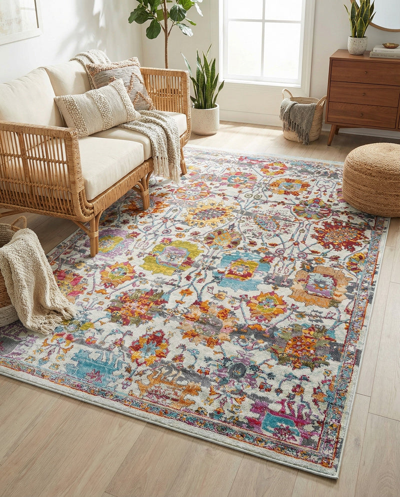 Arcadia Rugs Collection Area Rug -  Elysium Rectangle Multi  lifestyle 15