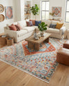 Arcadia Rugs Collection Area Rug -  Xanadu Rectangle Salmon  lifestyle 23