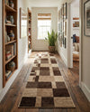 Autumn Meadow Collection Area Rug -  Sycamoreside (Light Brown) Runner Light Brown  lifestyle 62