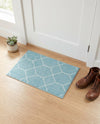 Trellis Mosaic Collection Area Rug - Arborville (Light Blue) Rectangle Light Blue  lifestyle 18