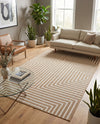 Urban Terrace Collection Area Rug -  Astoria (Taupe) Rectangle Taupe  lifestyle 13