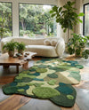 Forest Floor Oasis Collection Area Rug - Willowbrook Rectangle Green  lifestyle 5