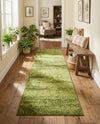 Studio Haven Collection Area Rug -  Gallery (Green) Runner Green  lifestyle 54