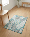 Seaside Blooms Collection Area Rug -  Serene Rectangle Light Blue  lifestyle 62