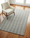 Hampton Stripes Wool Collection Area Rug - Montauk Rectangle Earl Gray  lifestyle 54