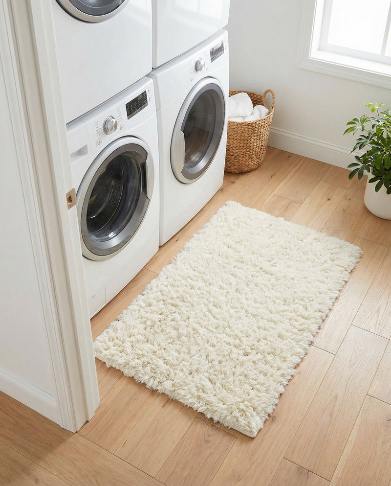 Eternal Plush Oasis Collection Area Rug -  Tranquility (Pearl) Rectangle Pearl  lifestyle 30