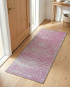Sahara Essence Collection Area Rug - Oasis (Pink) Runner Pink  lifestyle 53