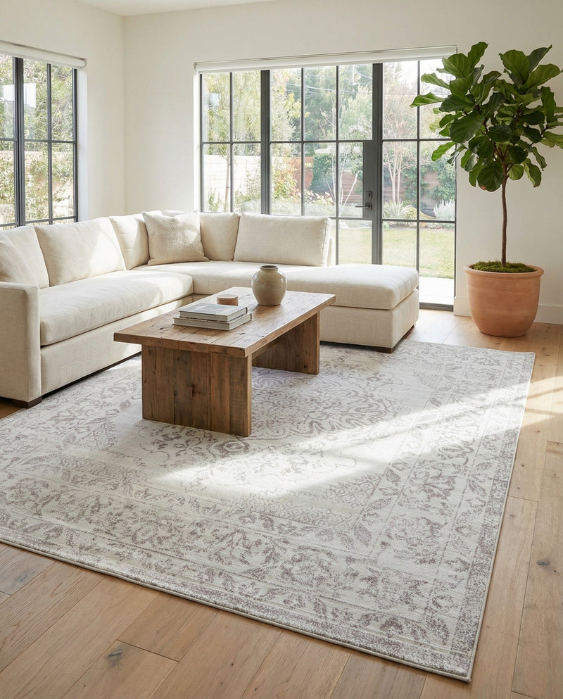 Cambridge Classics Collection Area Rug -  Magdalene (Ivory) Rectangle Ivory  lifestyle 13
