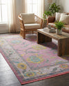 Arcadia Rugs Collection Area Rug - Eden (Pink) Rectangle Pink  lifestyle 7