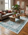 Laguna Sands Collection Area Rug -  Venice Rectangle Aqua Green  lifestyle 43