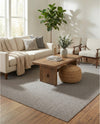 Seaside Serenity Collection Area Rug - Marina Rectangle Light Gray  lifestyle 26