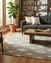 Sienna Collection Area Rug - Umbria Rectangle Cloud Gray  lifestyle 48