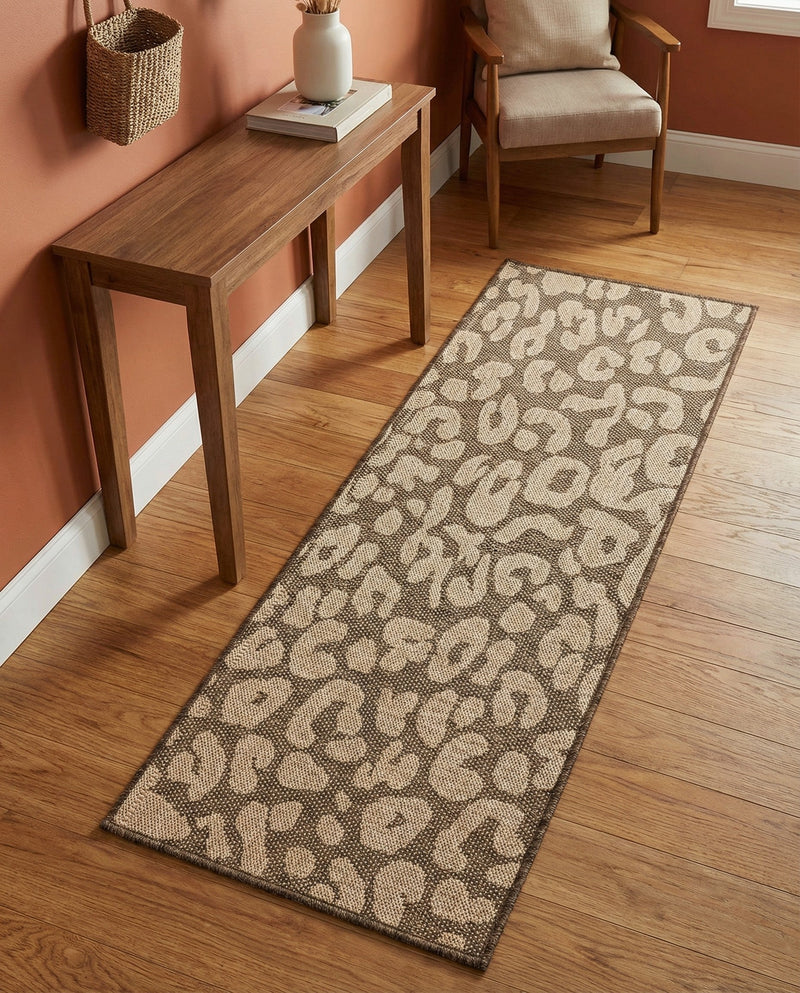 Sahara Sands Collection Area Rug -  Buto Runner Brown  lifestyle 77