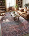 Zahara Oasis Collection Area Rug -  Agadir Rectangle Antique Rust Red  lifestyle 24