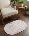 Heritage Elegance Collection Area Rug -  Nijo Oval Beige  lifestyle 54