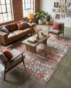 Dresden Elegance Collection Area Rug -  Zittau Rectangle Salmon  lifestyle 63