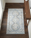 Savannah Elegance Collection Area Rug -  Tybee (Aqua Blue) Rectangle Aqua Blue  lifestyle 29