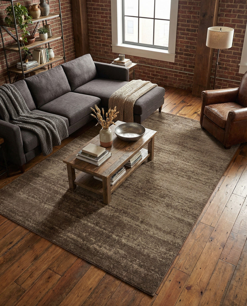 Studio Haven Collection Area Rug -  Gallery (Brown) Rectangle Brown  lifestyle 16