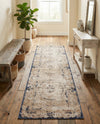 Coastal Manor Collection Area Rug -  Tidewater Runner Cream  lifestyle 30