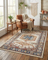 Eden Oasis Collection Area Rug -  Refuge (Cream) Rectangle Cream  lifestyle 17