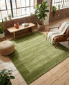 Studio Haven Collection Area Rug -  Conservatory (Light Green) Square Light Green  lifestyle 35
