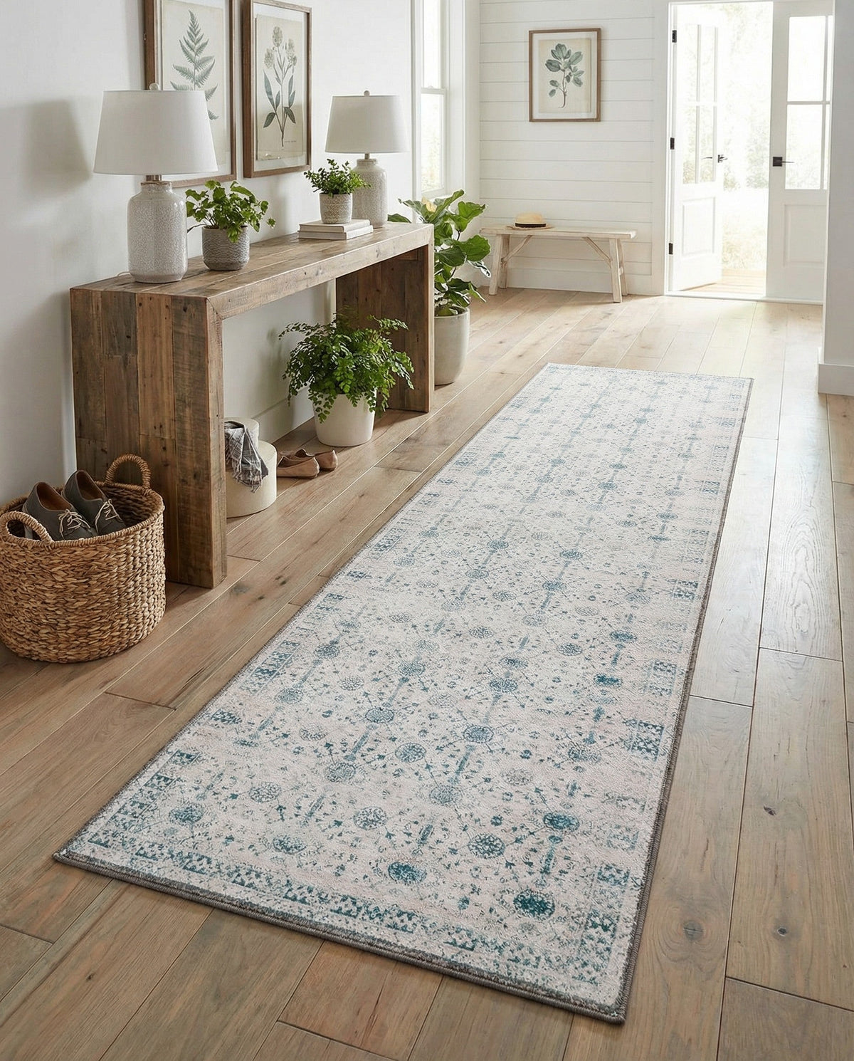 Heritage Elegance Collection Area Rug -  Chatsworth Runner Ivory  lifestyle 58