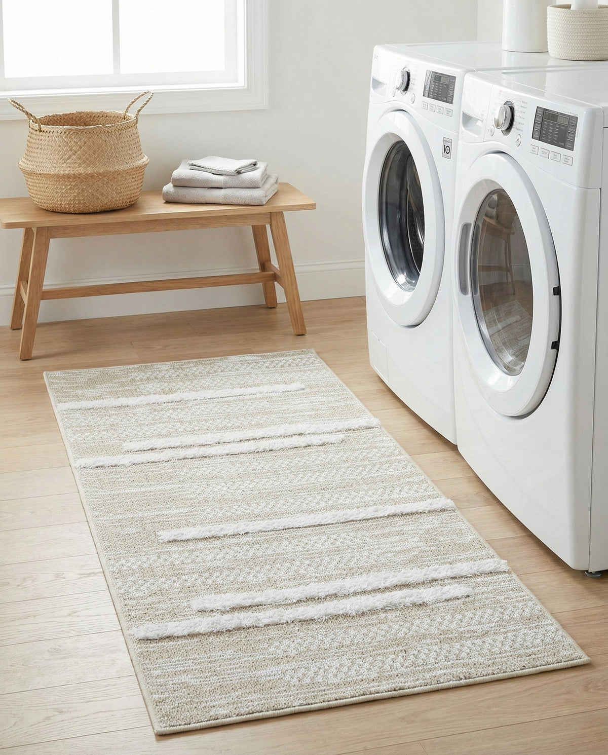 Cathedral Elegance Collection Area Rug - Chapel Runner Ivory  lifestyle 195