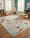 Wonder Tykes Collection Area Rug -  Fantasy Rectangle Ivory  lifestyle 37