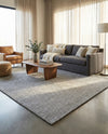 Lana Tasmanian Wool Collection Area Rug - Waitomo Rectangle Space Gray  lifestyle 36