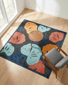 Caribbean Terrace Collection Area Rug -  Grenada Square Charcoal  lifestyle 80