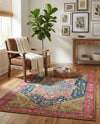 Patio Heritage Collection Area Rug -  Sanctuary Rectangle Multi  lifestyle 38