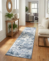 Luminara Sands Collection Area Rug - Elysium (Vintage Blue) Runner Vintage Blue  lifestyle 70
