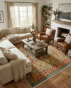 Ottoman Elegance Collection Area Rug -  Cappadocia Rectangle Light Blue  lifestyle 46
