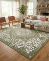 Urban Oasis Rugs Collection Area Rug -  Penthouse (Green) Square Green  lifestyle 43