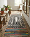 Thar Cotton Collection Area Rug -  Kovalam Runner Multi  lifestyle 54