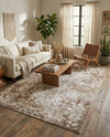 Riviera Elegance Collection Area Rug -  Vence Rectangle Brown  lifestyle 12