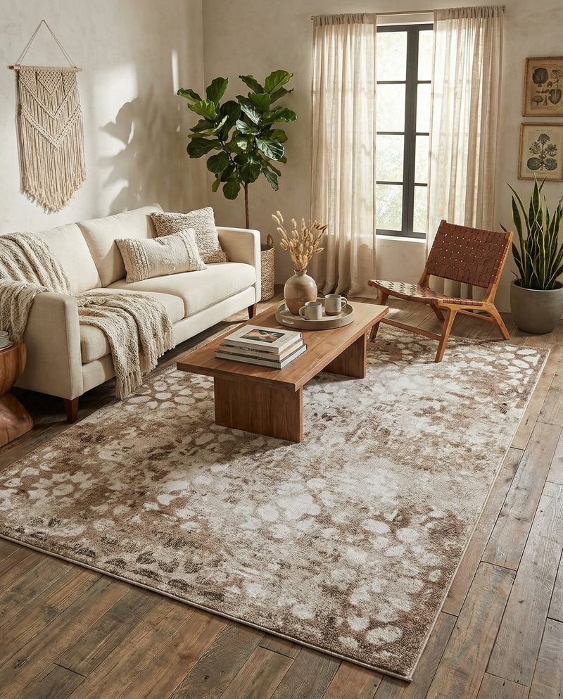 Riviera Elegance Collection Area Rug -  Vence Rectangle Brown  lifestyle 12