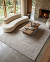 Nordic Loom Geometric Collection Area Rug - Oslo Rectangle Steel gray  lifestyle 65