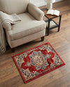 Eden Oasis Collection Area Rug -  Tranquility (Burgundy) Rectangle Burgundy  lifestyle 19