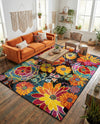Venetian Elegance Collection Area Rug -  Accademia Rectangle Black  lifestyle 40