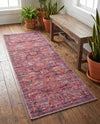 Zahara Oasis Collection Area Rug -  Tangier Runner Rust Red  lifestyle 76