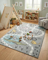 Wonder Tykes Collection Area Rug -  Enigma Rectangle Gray  lifestyle 12
