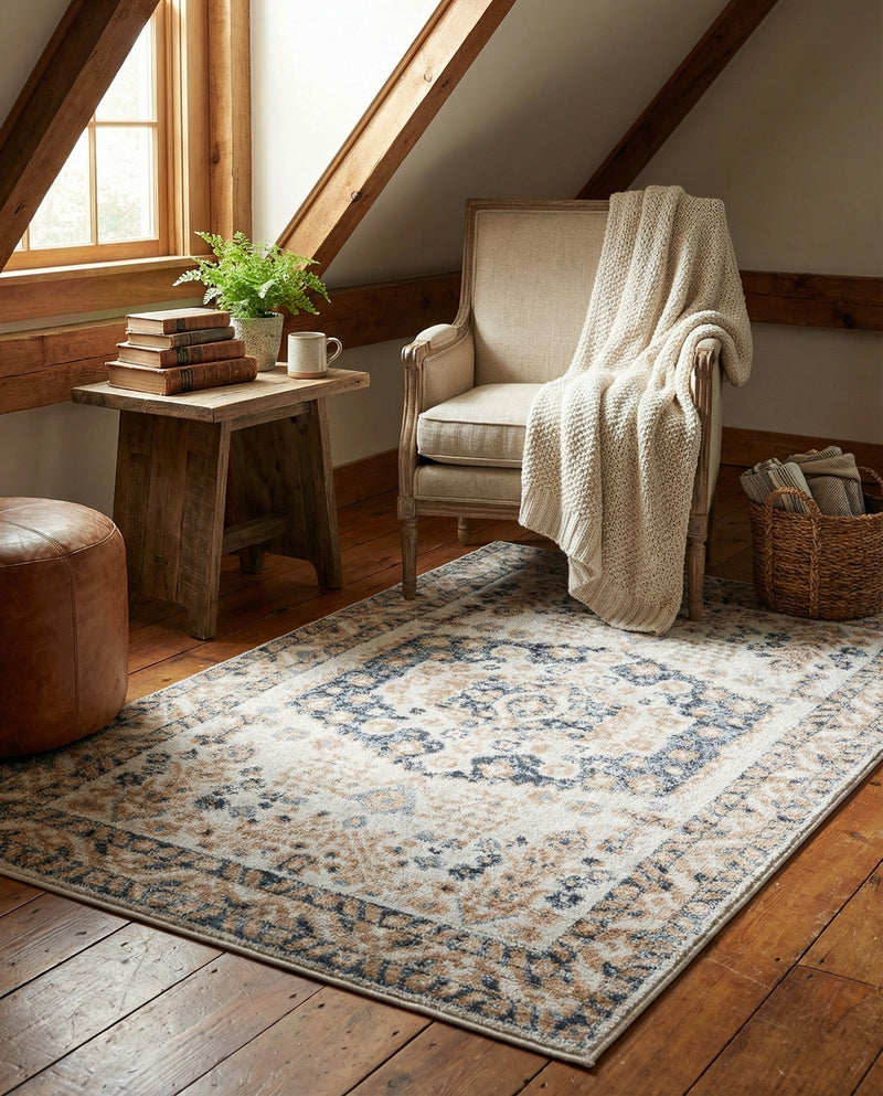 Cambridge Classics Collection Area Rug -  Pembroke (Cream) Rectangle Cream  lifestyle 25