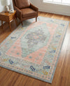 Savannah Series Collection Area Rug -  Augusta (Pink) Rectangle Pink  lifestyle 14